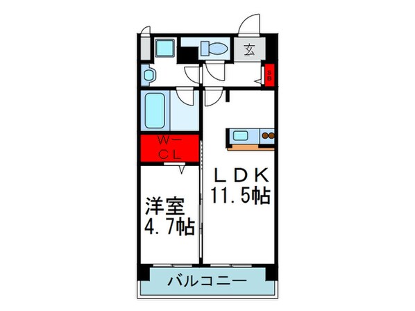 アグレア－ブルの物件間取画像